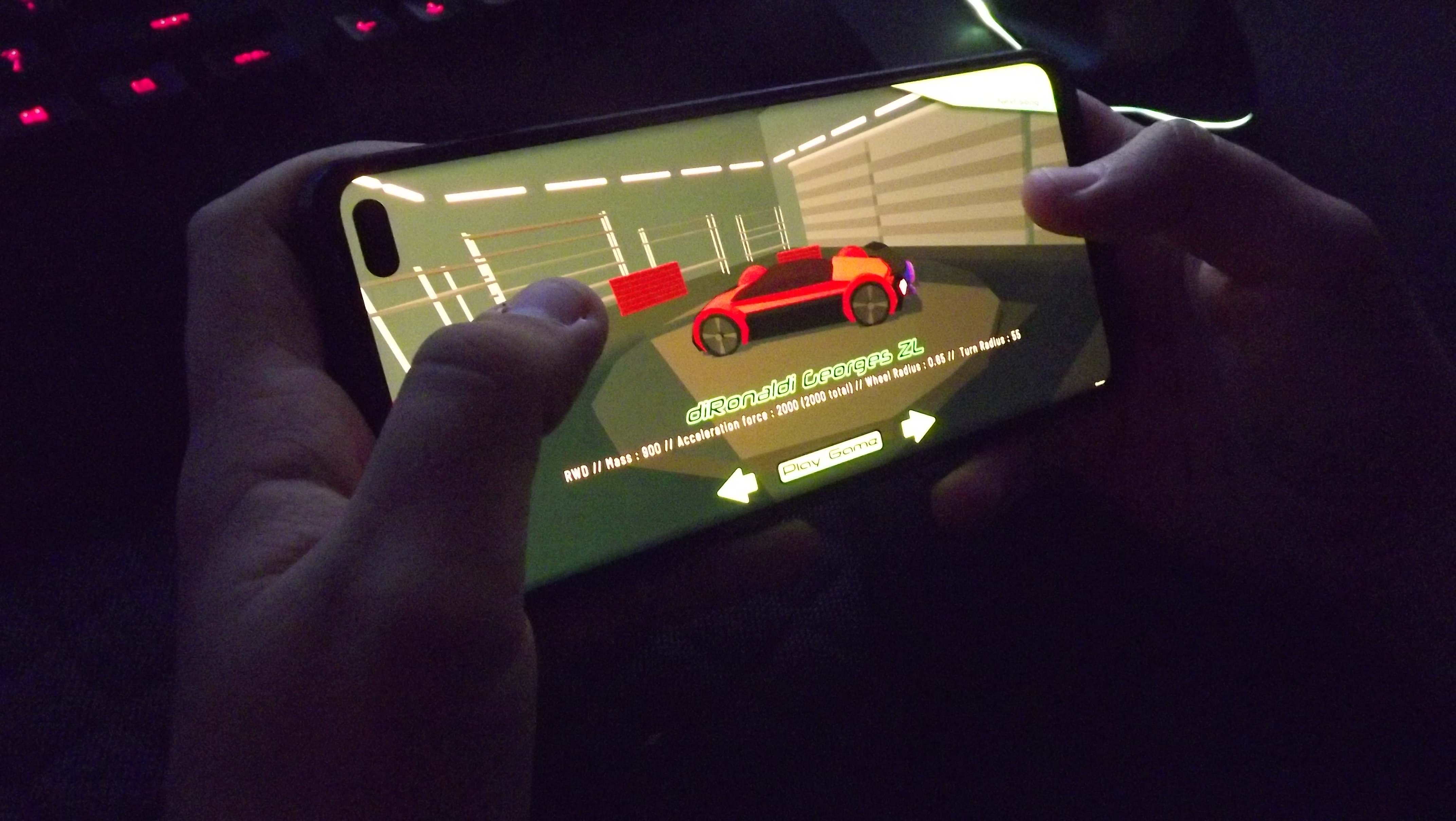 Image of a mobile game made in Unity